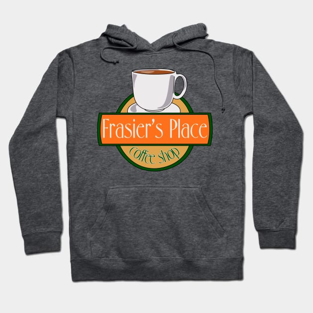 Frasier's Place - Coffee Shop Hoodie by Fun Funky Designs